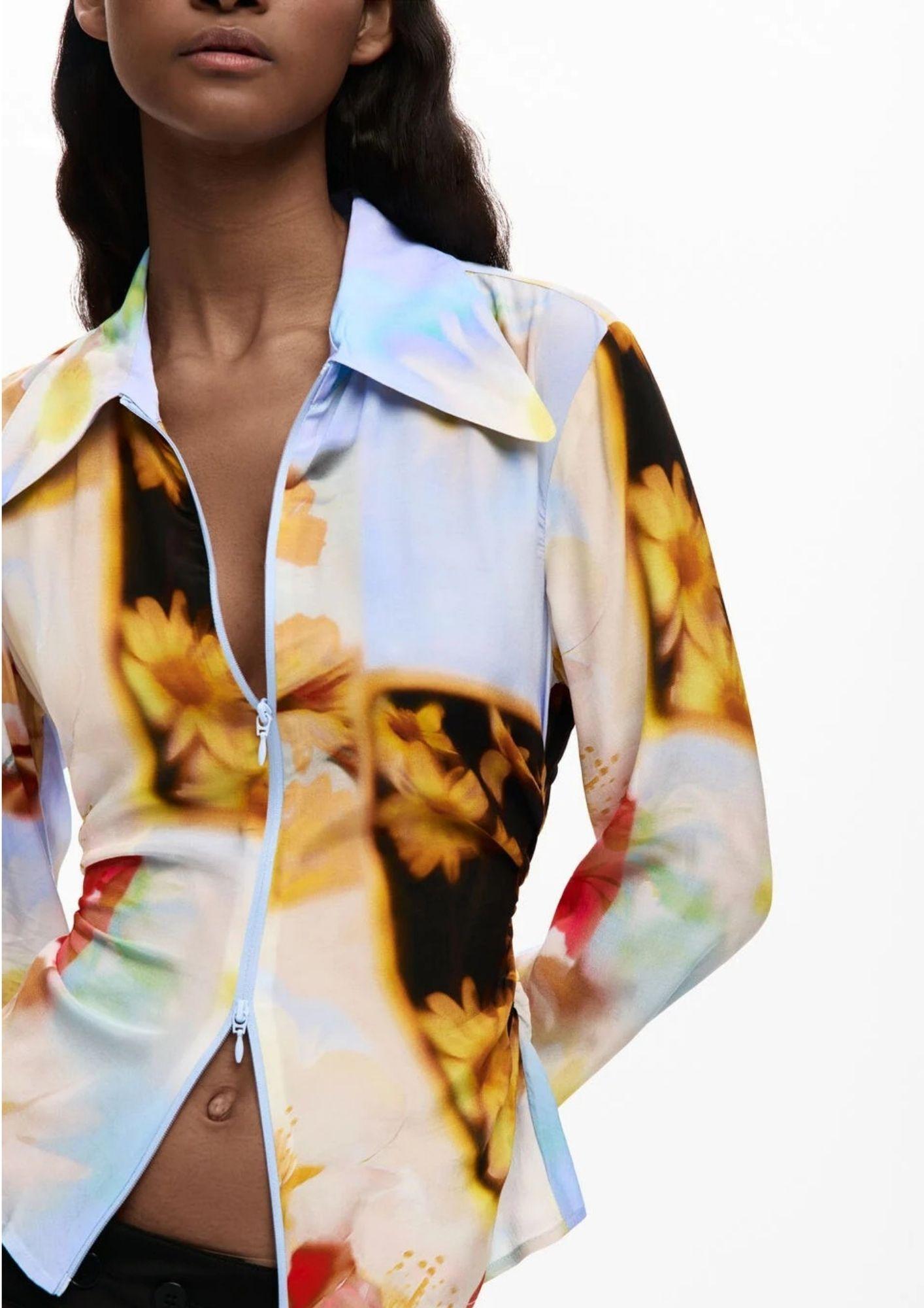 Desigual Camicia Donna Cambutt Multicolore 26SWCW06 8018 DESIGUAL 