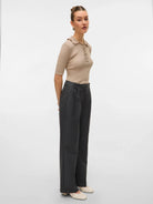 Vero Moda VMNIKKI Pantaloni formali Donna Dark Grey Melange 10332058 Dark Grey Melange VERO MODA 