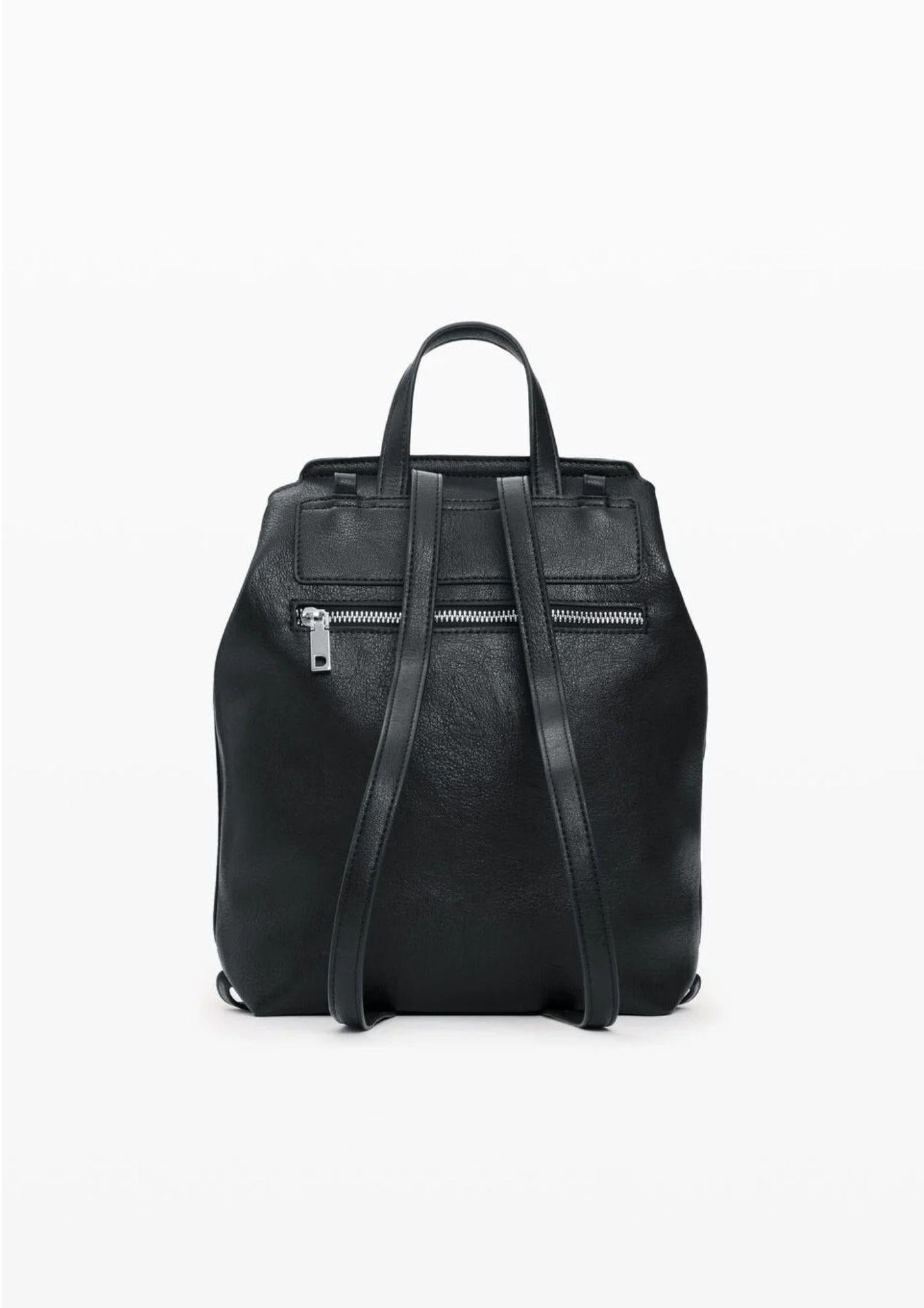 Desiagual Zaino Backhalf Logo Luena Mini Black Nero 26SAKP19 2000 DESIGUAL 