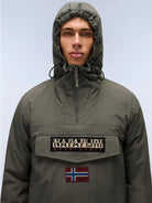 Napapijri Giacca Anorak Rainforest Winter Uomo Verde Tea Leaf NP0A4GMC G0A NAPAPIJRI 
