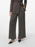 Vero Moda VMPERLE Pantaloni formali Donna Nero sale e pepe 10336076 Black VERO MODA 