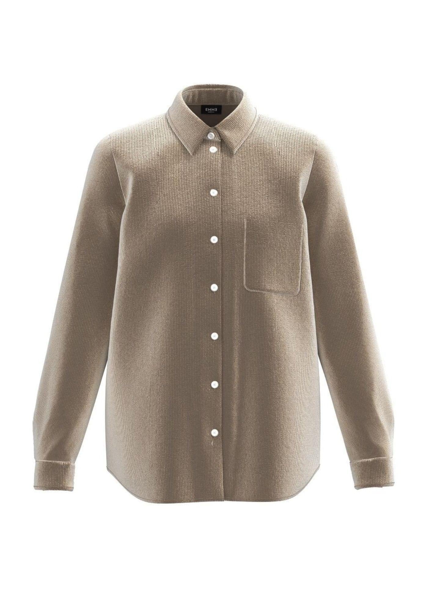 Emme Marella Camicia Donna Orma Beige 2525116191200 002 EMME MARELLA 
