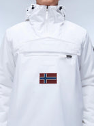 Napapijri Giacca Anorak Rainforest Winter Uomo Grigio Chiaro NP0A4GMC 002 NAPAPIJRI 