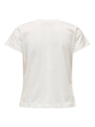 Only T-Shirt Donna Bianco Onlerica 15308926 Cloud Dancer ONLY 