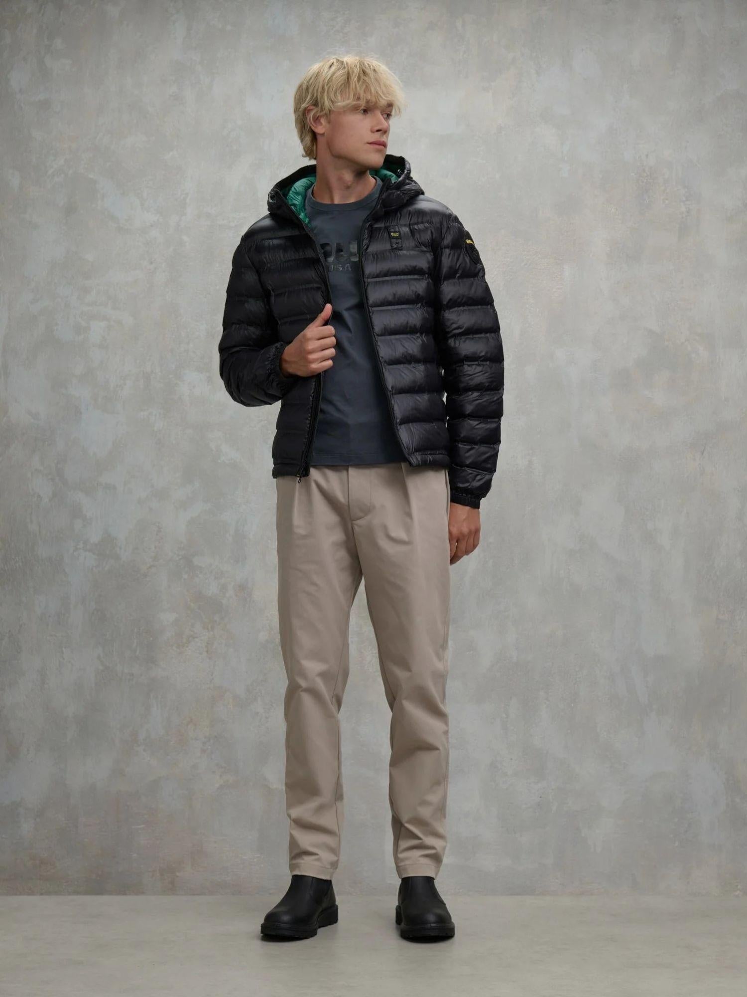 Blauer Giacca invernale Charles Uomo Nero interno verde BLUC02132 7284 999 BLAUER 