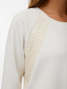 Vero Moda Felpa Donna Birch VMInima 10341044 Birch BIRCH CROCHET VERO MODA 