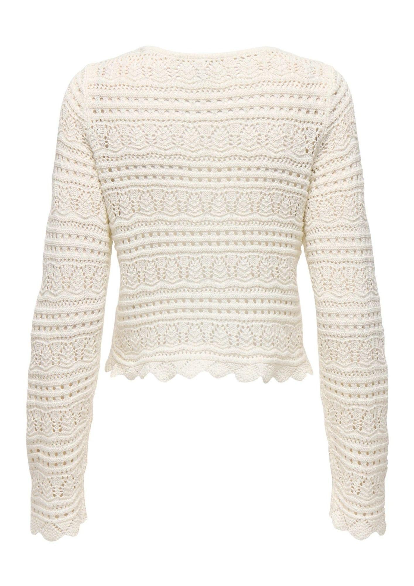 Only Pullover Donna Elke Bianco 15363049 Birch ONLY 