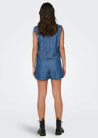 Jacqueline De Yong Camicia Donna Kai Blu Denim Chiaro 15321112 Light Blue Denim JACQUELINE DE YONG 