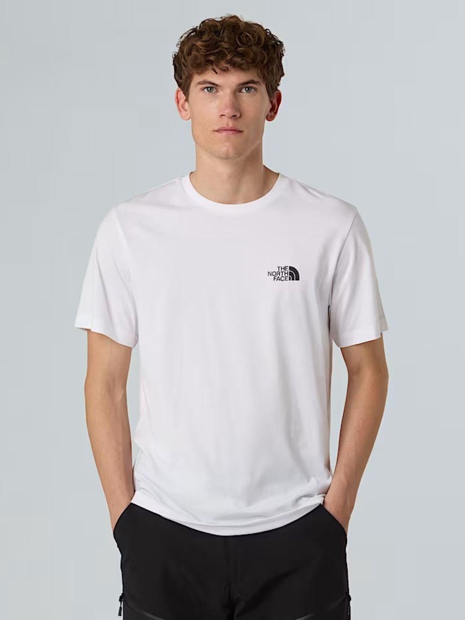The North Face T-shirt Simple Dome Uomo TNF White NF0A87NG FN4 THE NORTH FACE 
