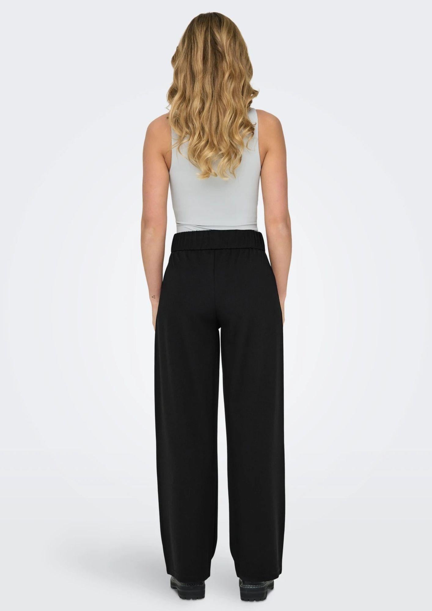 Jacqueline De Yong Pantalone Donna Louisville Nero 15221238 Black JACQUELINE DE YONG 