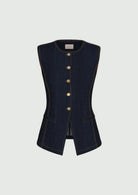 Emme Marella Gilet Donna Emicachi Blu 2615151014200 001 EMME MARELLA 