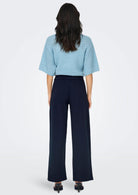 Jacqueline De Yong Pantalone Donna Louisville Blu 15221238 Black Iris JACQUELINE DE YONG 