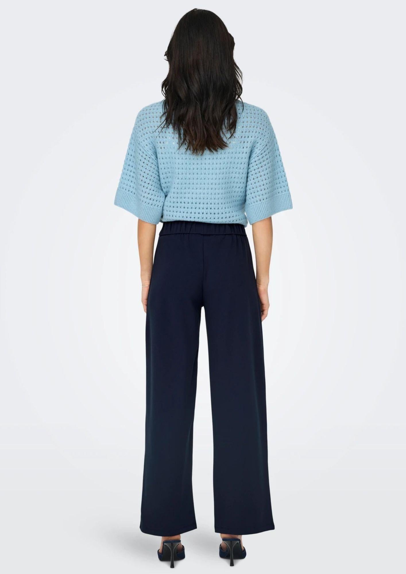 Jacqueline De Yong Pantalone Donna Louisville Blu 15221238 Black Iris JACQUELINE DE YONG 