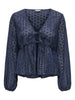 Top con peplum Donna Black Iris