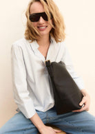 Emme Marella Camicia Donna Emmadorno Bianca Righe Azzurre 2615111091200 007 EMME MARELLA 