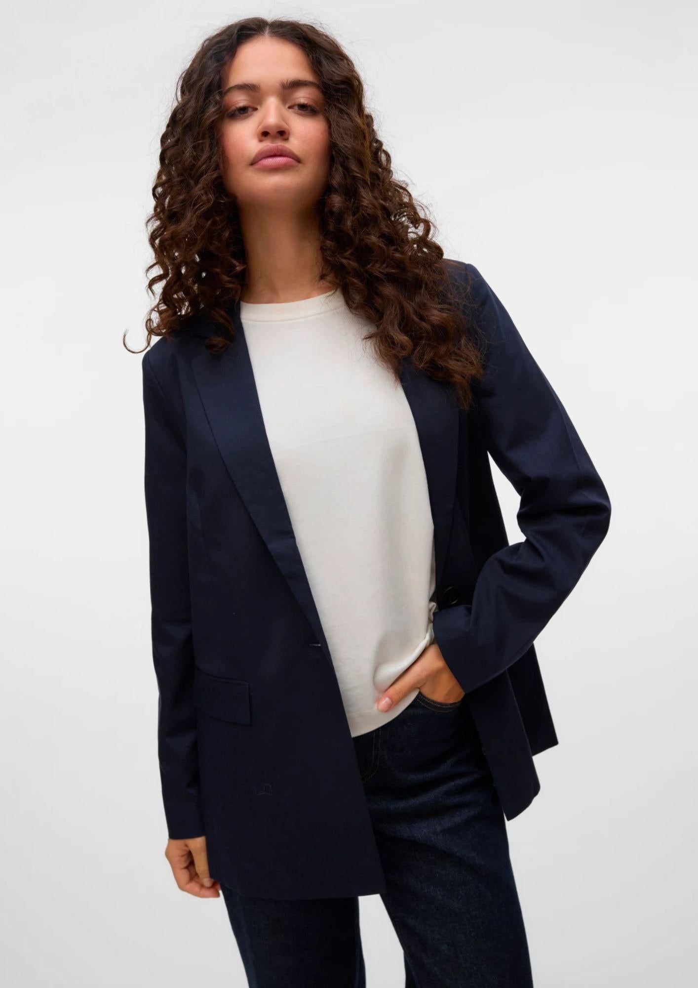 Vero Moda Giacca Donna Nila Blu 10320915 Navy Blazer VERO MODA 