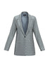 Giacca Donna Improbi Blu Geometrico