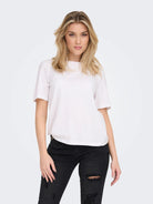 Only T-Shirt Donna Bianco Onlonly 15270390 White ONLY 