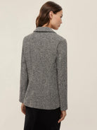 Emme Marella Giacca in stuoia Donna Dear Nero bianco 2525046061200 001 EMME MARELLA 