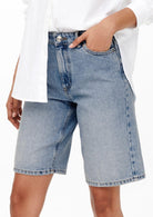 Only Bermuda Donna Sonny Light Blu Denim 15256709 Light Blue Denim ONLY 