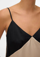 Vero Moda Top Donna Joi Nero e Grigio Cemento 10341487 Black CEMENT CONTRAST VERO MODA 