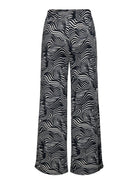 Jacqueline De Yong JDYDEBBIE Pantaloni Wide Fit Donna Nero WHITECAP GRAY GEO 15352943 Black WHITECAP GRAY GEO JACQUELINE DE YONG 