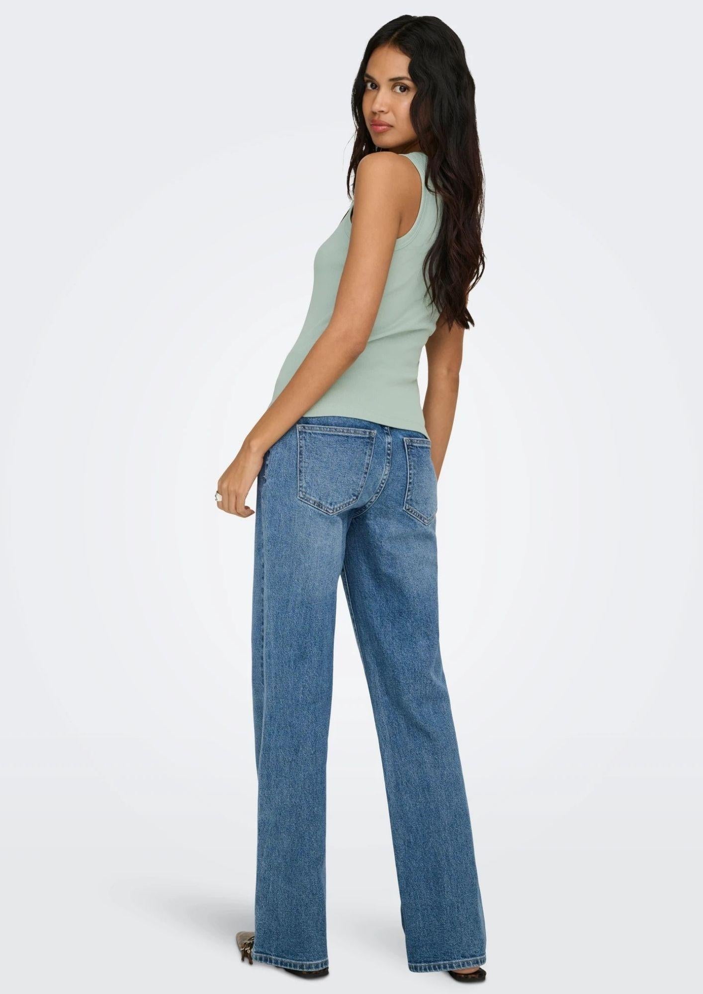 Only Canottiera Donna Val Verde 15371705 Jadeite ONLY 