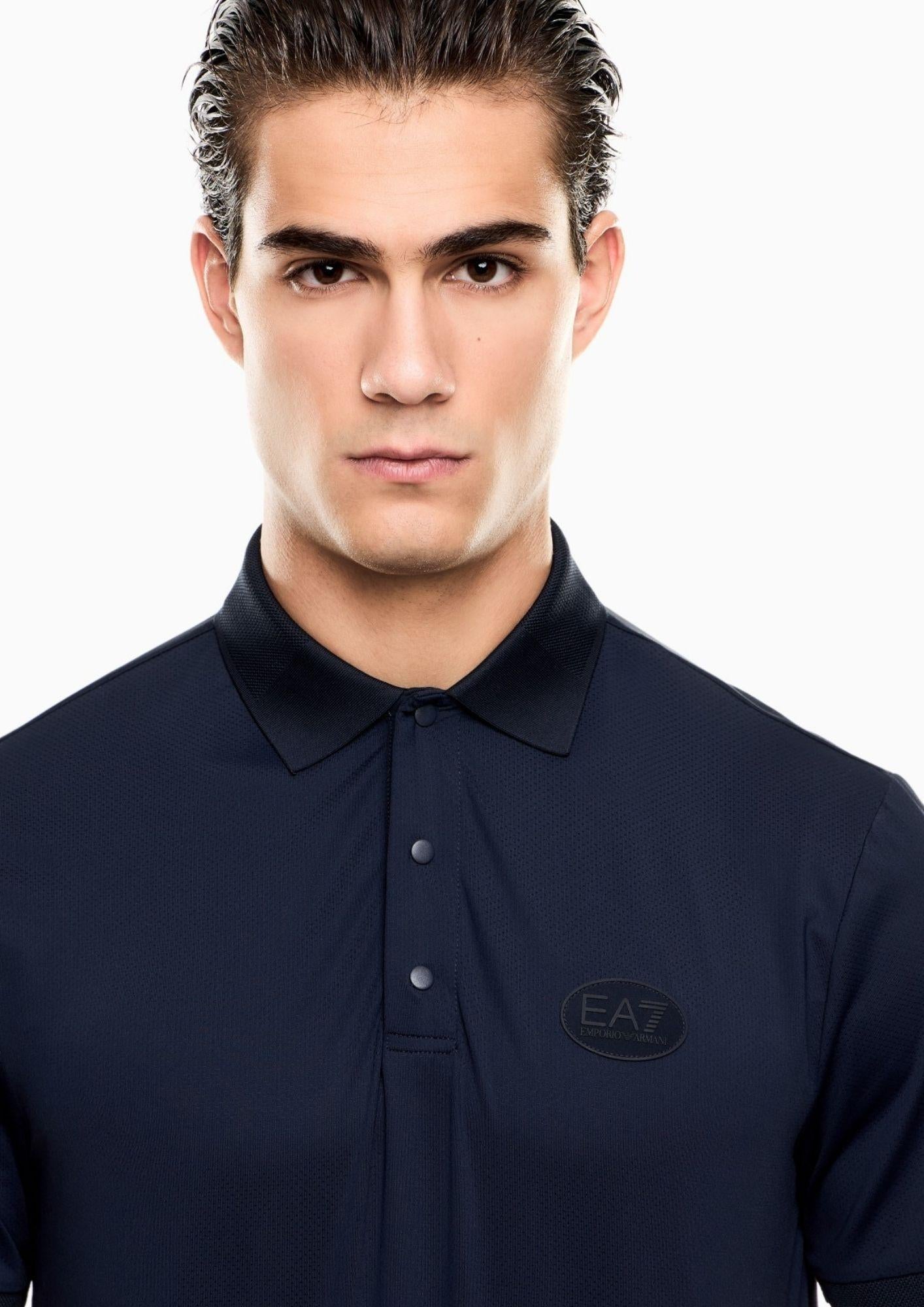 EA7 Emporio Armani Polo Uomo Blu 7M001290 AF13689 UB102 EA7 EMPORIO ARMANI 