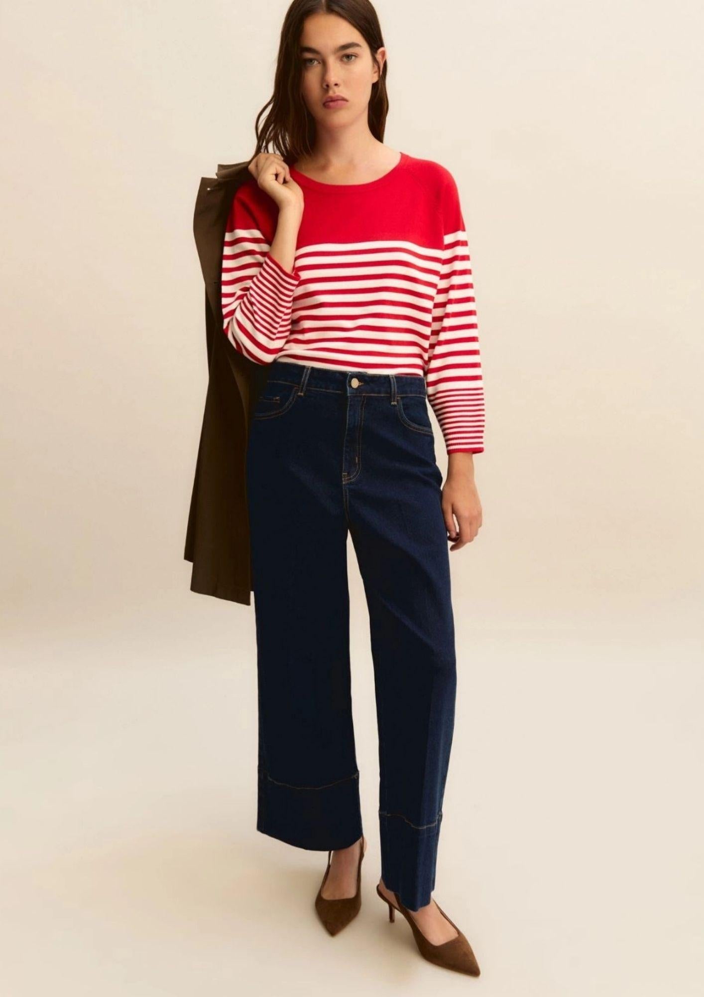 Emme Marella Jeans Donna Emmcropped Blu Notte 2615181011200 001 EMME MARELLA 