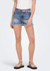 Pantaloncino Donna Blu Medio Denim
