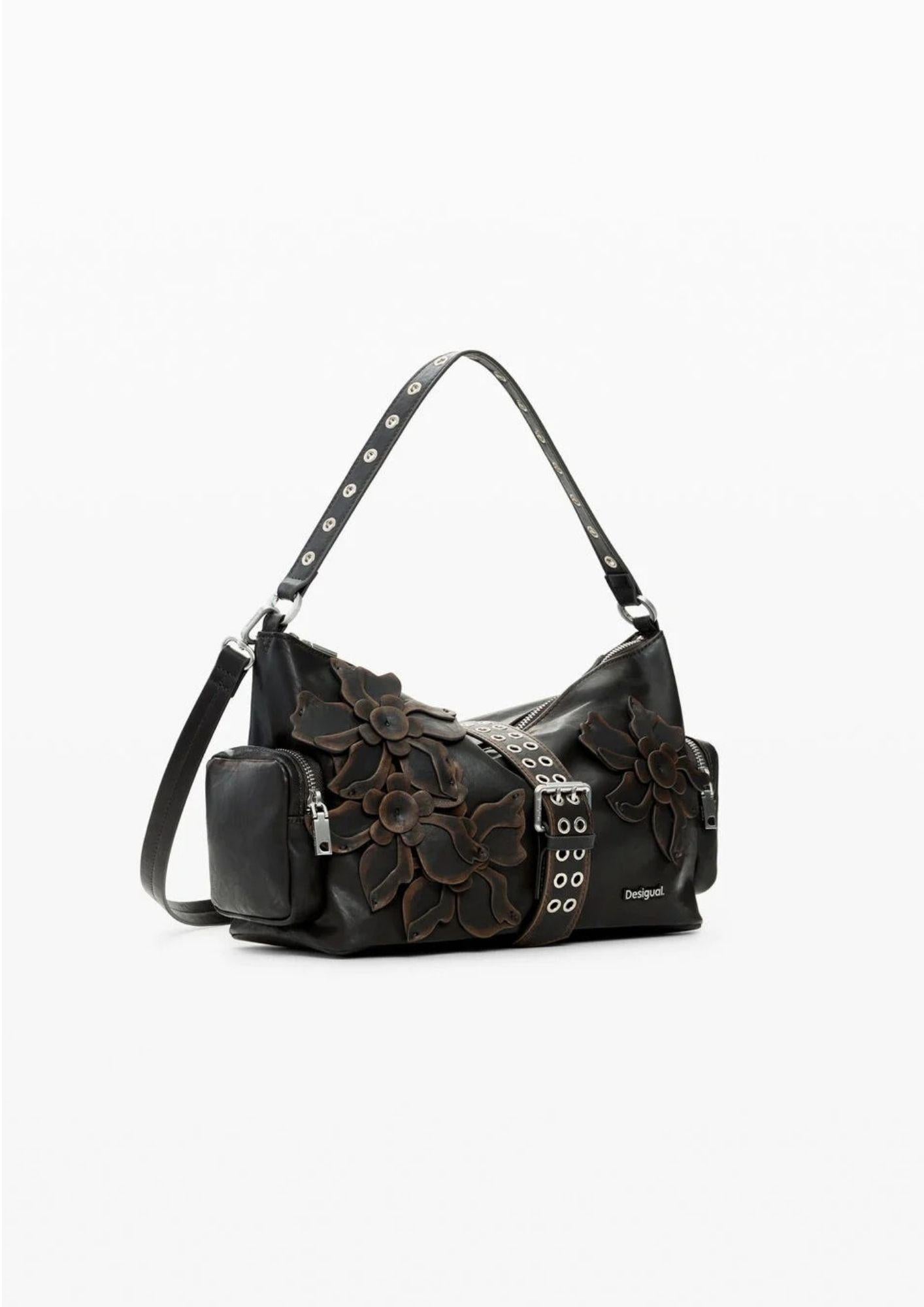 Desigual Borsa Donna Bag Curio Choco New Banaba Marrone 26SAXP98 6009 DESIGUAL 