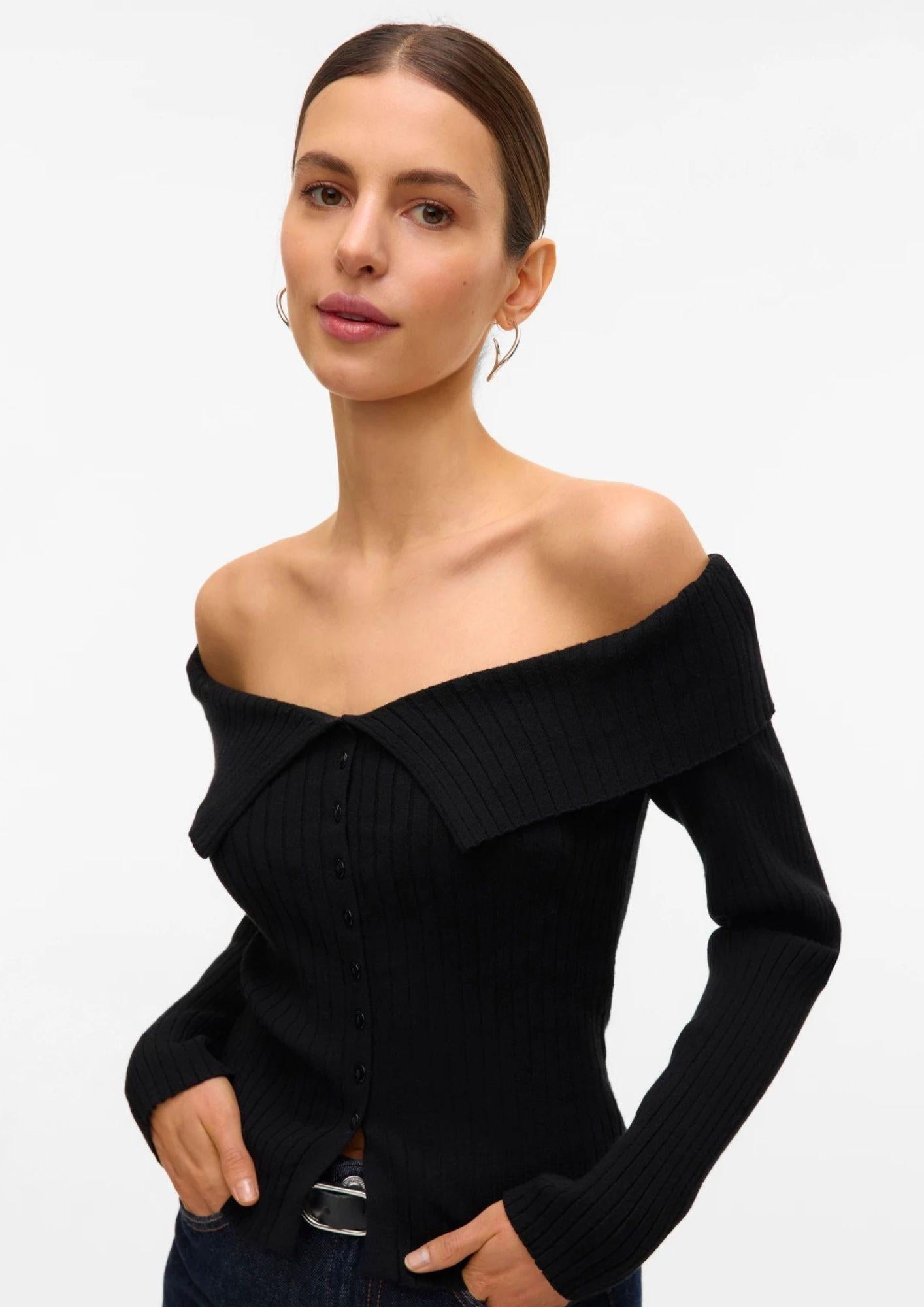 Vero Moda Maglia Donna Sia Nera 10329653 Black VERO MODA 