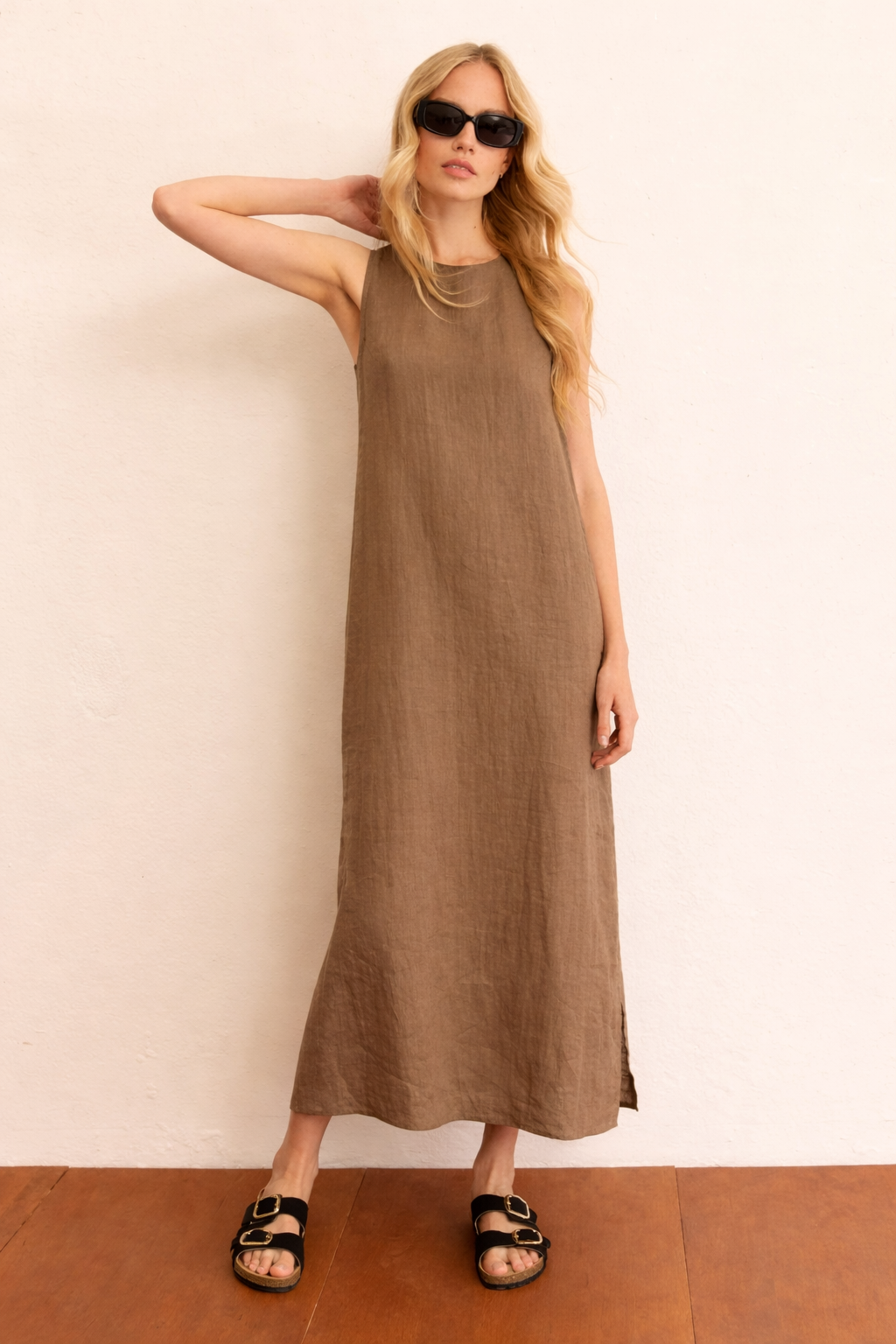 Emme Marella Vestito Donna Emmvelo Sabbia 2615221352200 004 EMME MARELLA 