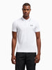 Polo Core Identity in piquet di cotone stretch Uomo Bianco