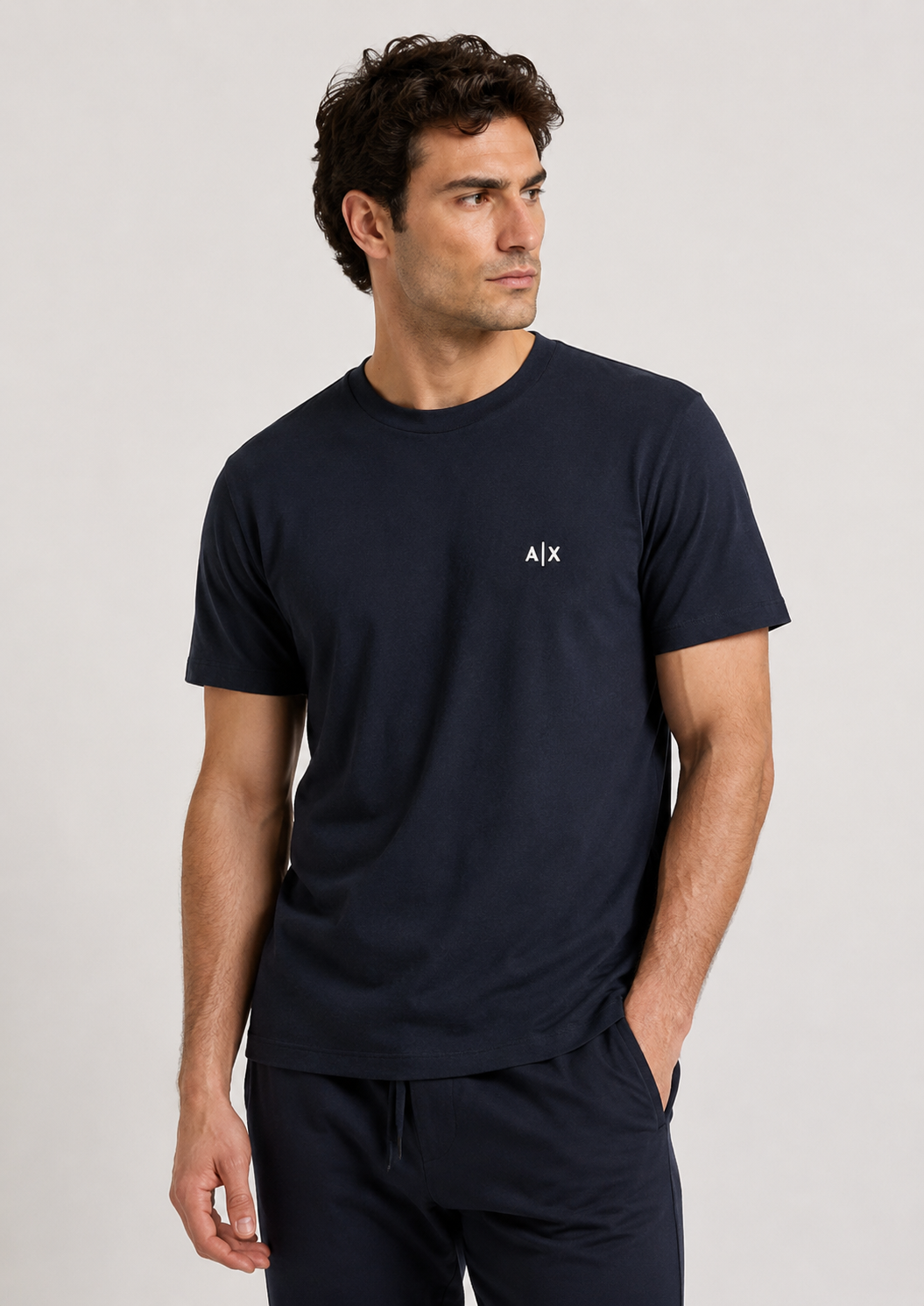 Armani Exchange T-Shirt Uomo Blu Navy XM001568 AF10358 UB101 ARMANI EXCHANGE 