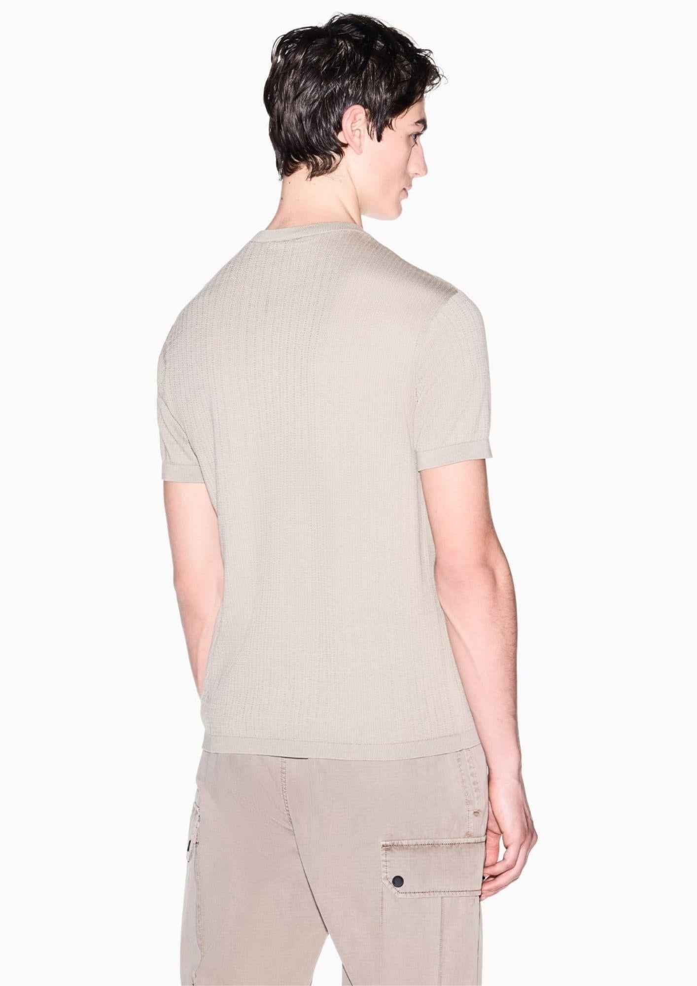 Armani Exchange Maglia Uomo Beige XM002439 AF22249 U6229 ARMANI EXCHANGE 