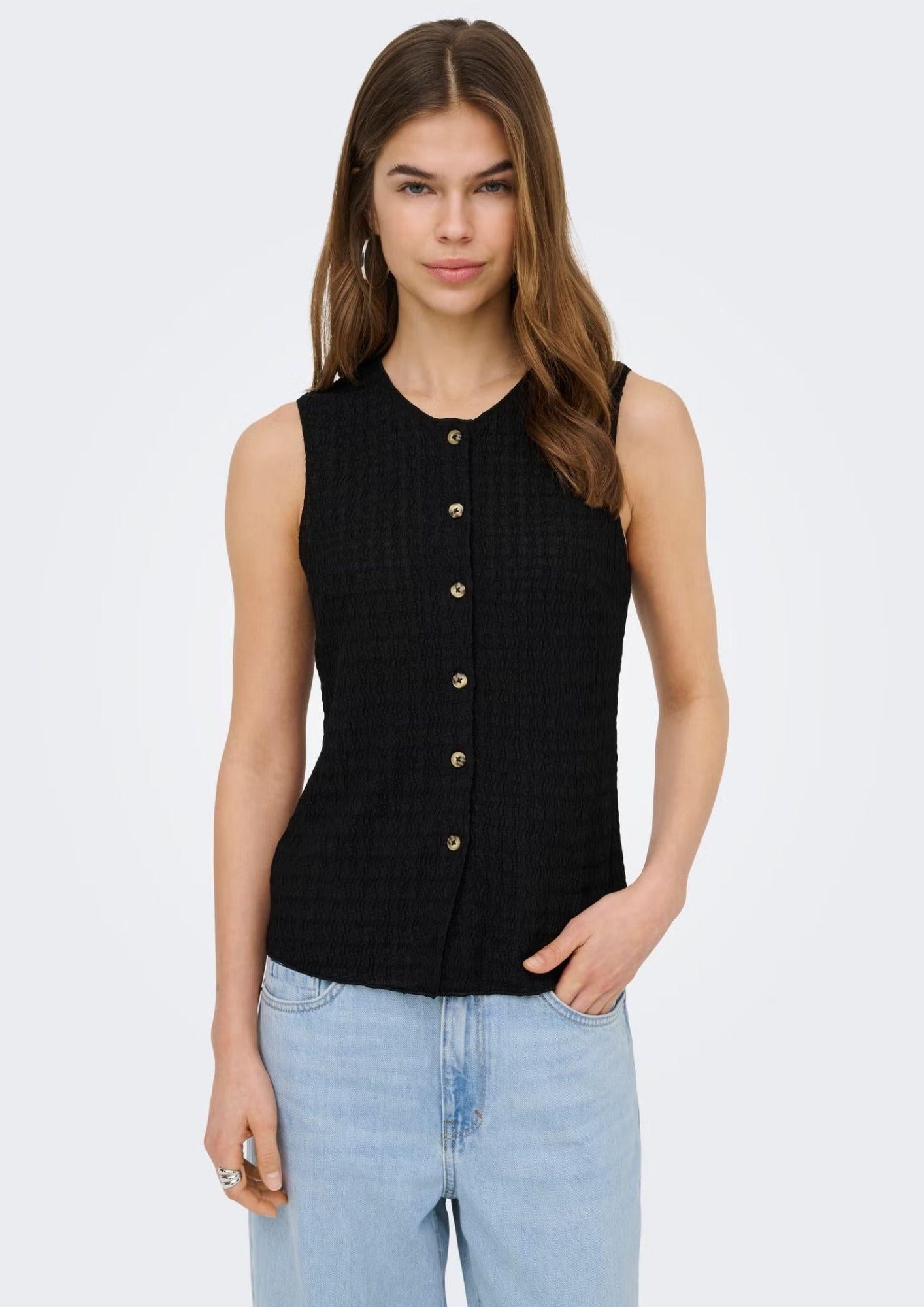 Only Top Donna Ilse Nero 15374601 Black ONLY 