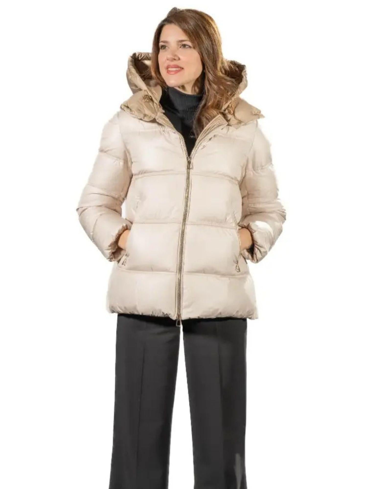 Satinette Giubbino Corto Donna Beige 013 ELENA 22 SATINETTE 