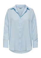 Only Camicia Donna Zazima Blu Chambray 15272523 Chambray Blue ONLY 