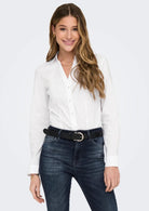 Jacqueline De Yong Camicia Donna Mio Bianca 15329318 White JACQUELINE DE YONG 