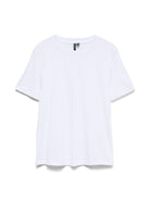 Vero Moda T-Shirt Donna Bianco Vmpaulina 10316991 Bright White VERO MODA 