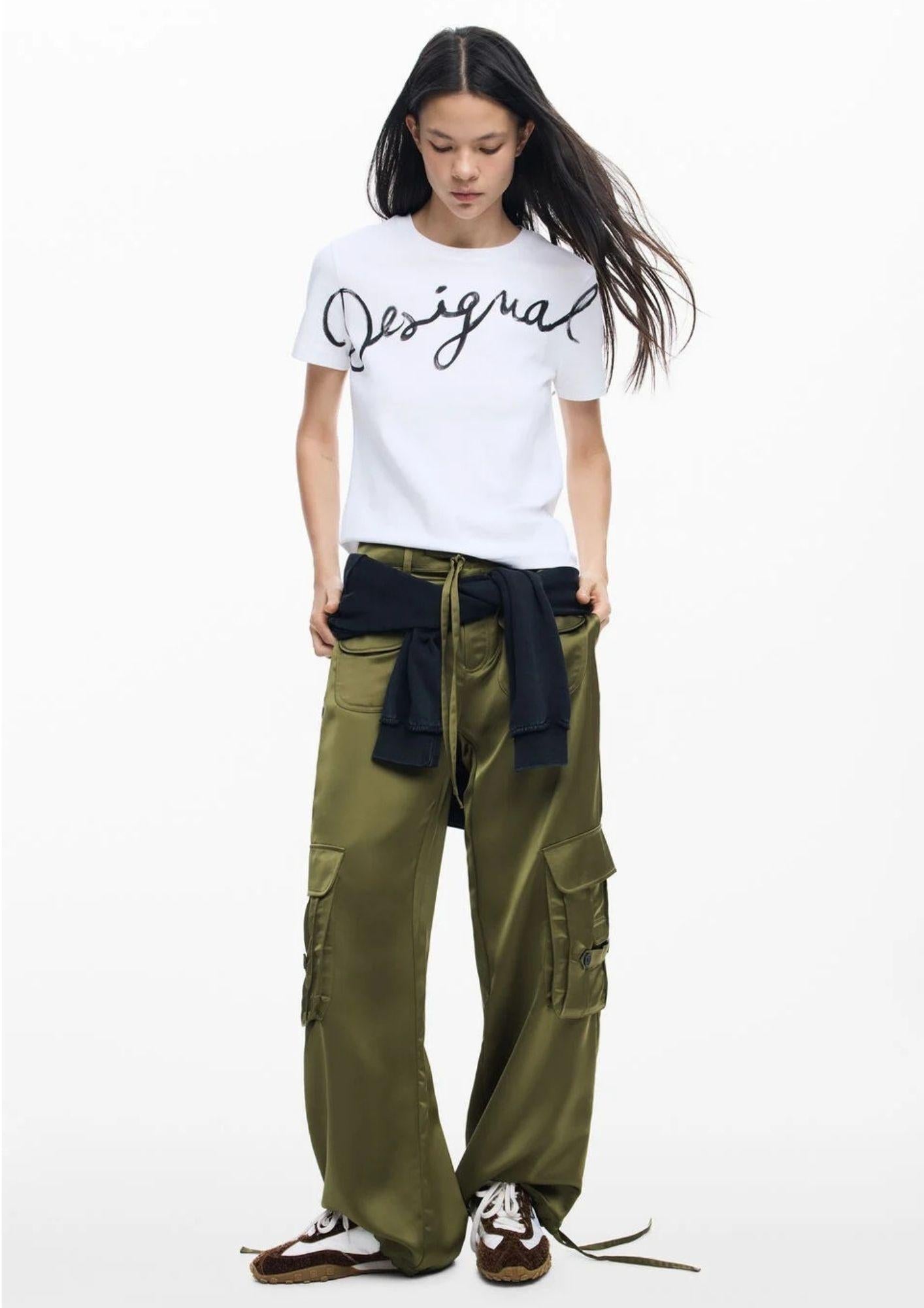 Desigual T-Shirt Donna Florencia Bianca 26SWTK07 1000 DESIGUAL 