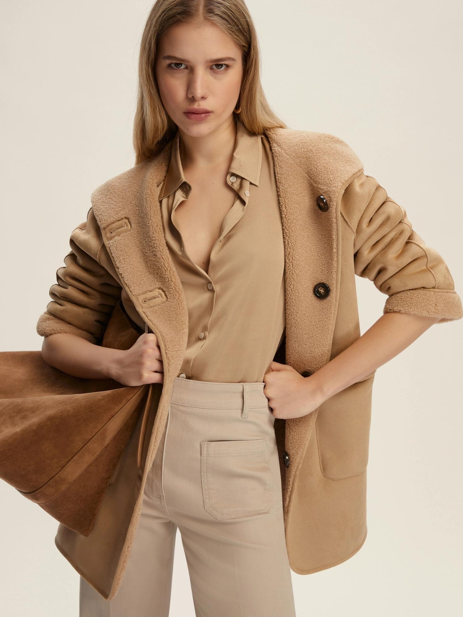 Emme Marella Caban reversibile Donna Gavetta Miele 2525456072200 002 EMME MARELLA 