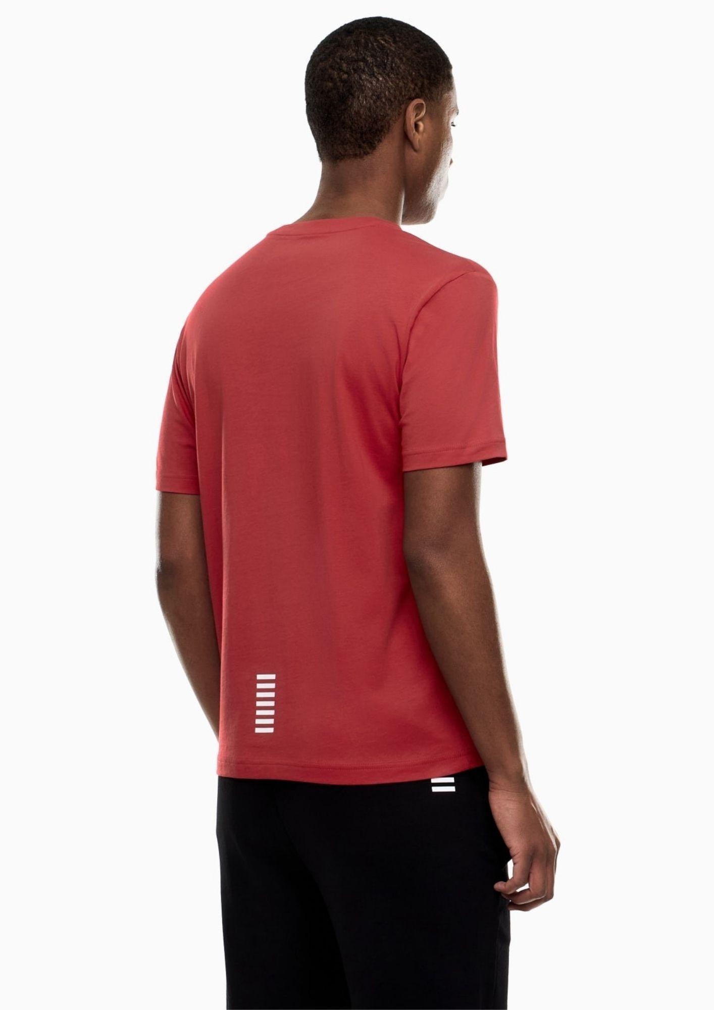 EA7 Emporio Armani T-Shirt Uomo Rossa 8NPT25 PJVPZ U5072 EA7 EMPORIO ARMANI 