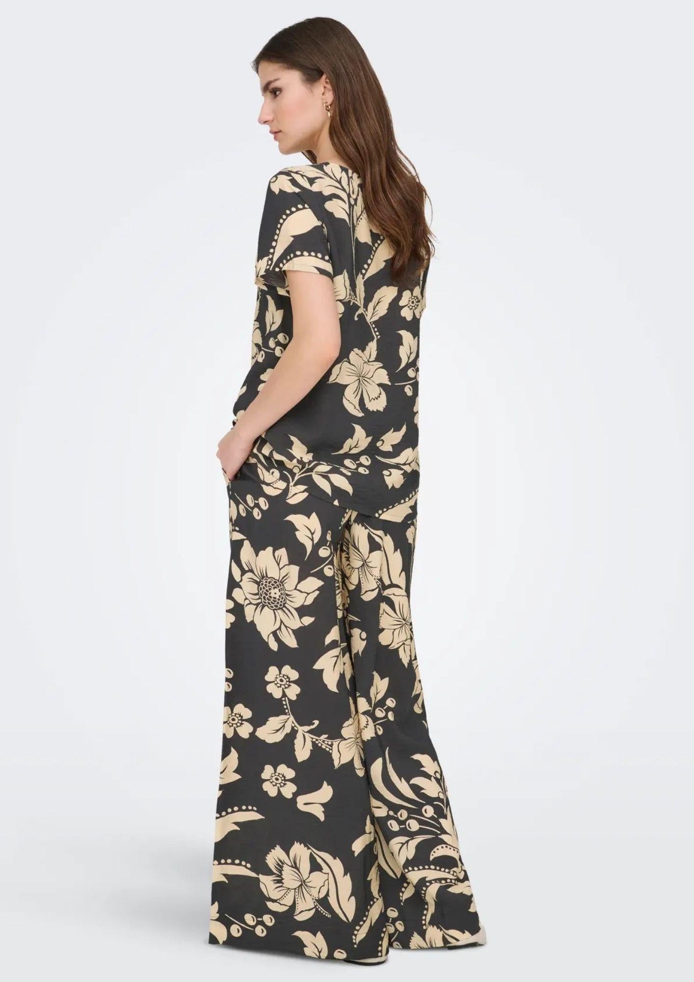 Jacqueline De Yong Top Donna Troya Nero Phantom 15347687 Phantom JACQUELINE DE YONG 