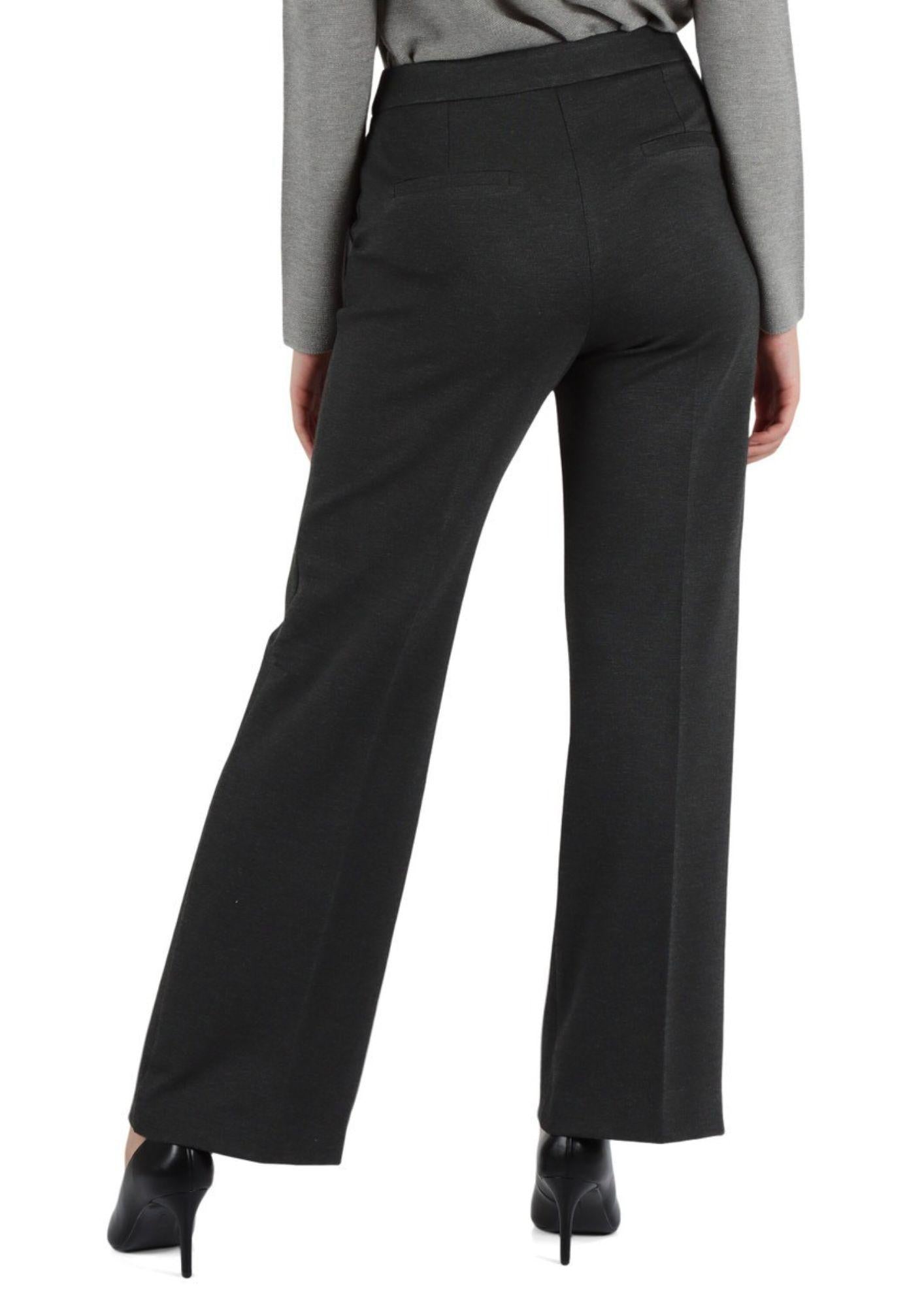 Emme Marella Pantalone in jersey punto Milano Donna Palace Antracite 2525786041200 006 EMME MARELLA 