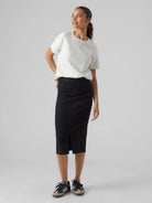 Vero Moda AWNAIMA T-Shirt Donna Snow White 10294544 Snow White VERO MODA 