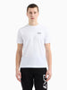 EA7 Emporio Armani T-shirt Logo Series in jersey di cotone Uomo Bianco
