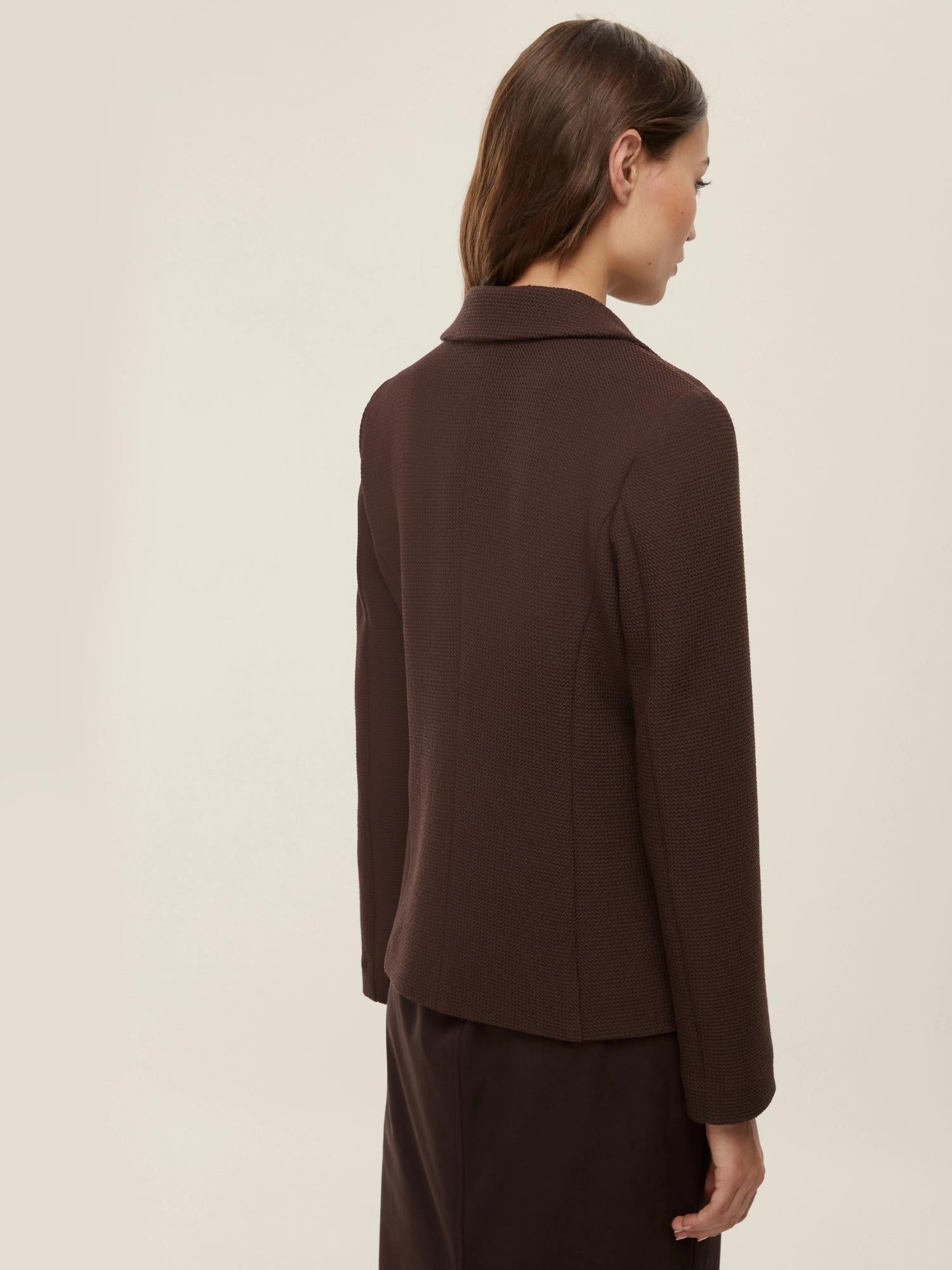 Emme Marella Giacca in stuoia Donna Harley Testa di moro 2525046051200 002 EMME MARELLA 