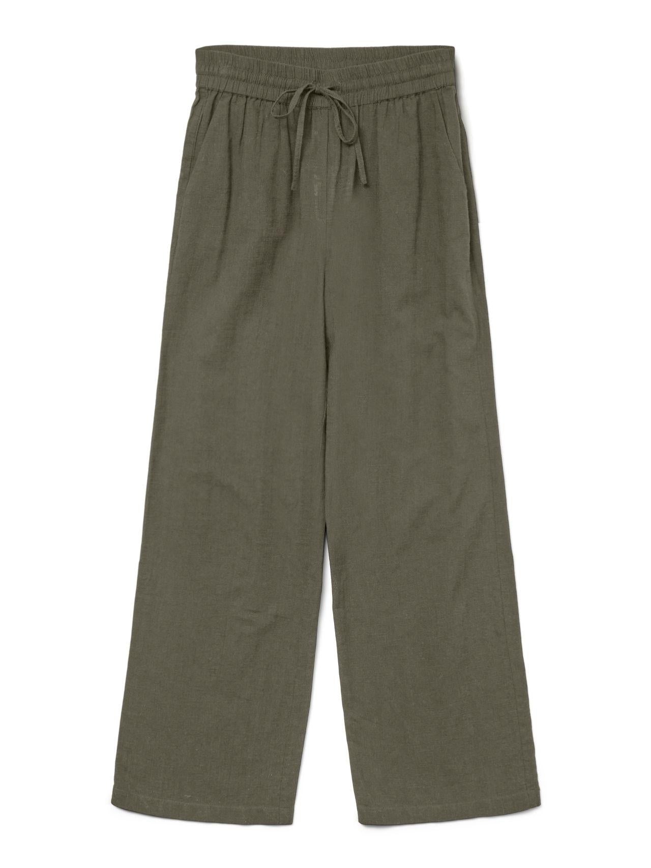 Vero Moda Pantalone Donna Caia Verde 10333796 Deep Lichen Green VERO MODA 